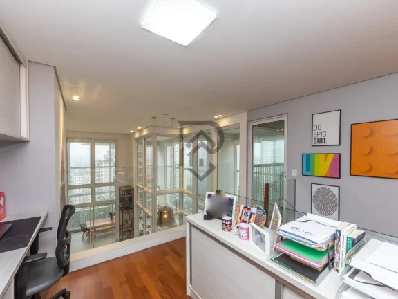 Imagem Apartamento chacara klabin sala com pé-direito duplo