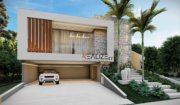 Imagem Casa de alto padrão com 4 suítes à venda, 332 m² por R$ 3.900.000 - Condomínio Helvetia Park I - Indaiatuba/SP