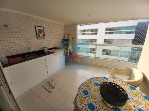Imagem Apartamento no Centro de Mongaguá - 2 Dormitórios (1 Suíte) - Varanda Gourmet - 1 Vaga de Garagem - R$ 345 mil, Cod: 350