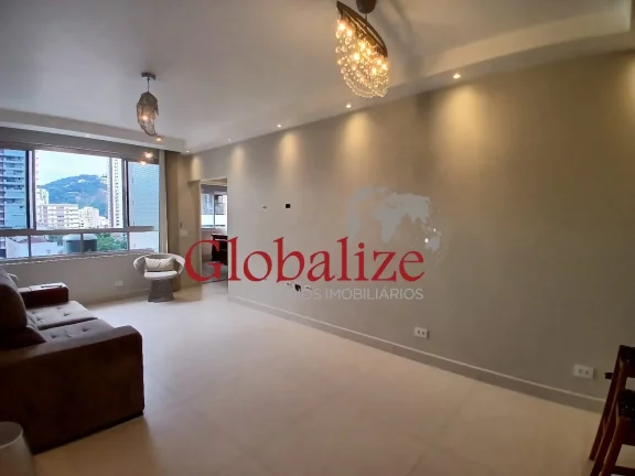 Imagem Apartamento Reformado com 02 suítes vaga de garagem elevador portaria 24h na Pompéia - Santos R$ 849.000,00