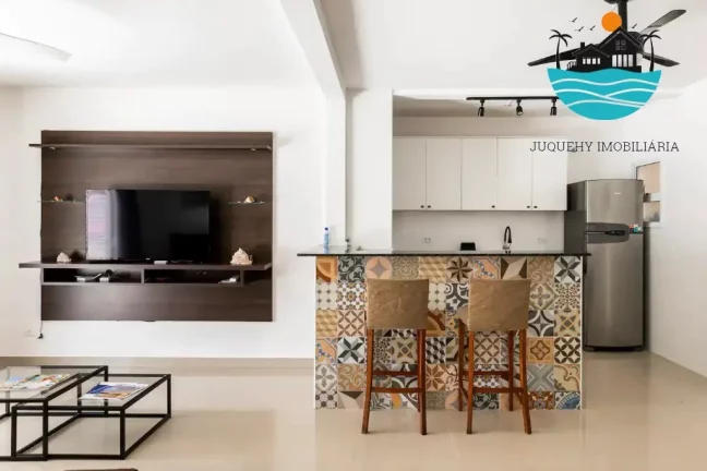 Imagem Apartamento a Venda em Juquehy, com 2 dormitórios,1 suíte, 2 vagas, 200m da praia, Escritura definitiva, 73m² de área construída | Juquehy Imobiliária