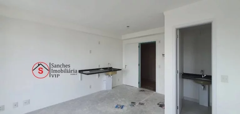 Imagem STUDIO COM VAGA DE GARAGEM A VENDA, A 80 METROS DO METRÔ SÃO JUDAS. ANDAR ALTO, COM VARANDA E LAZER COMPLETO.