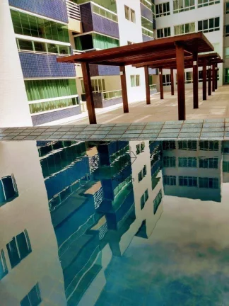 Imagem Apartamento de porteira fechada com varanda/sacada e vista definitiva para o mar no Bessa - .AP2392