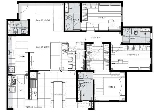 Imagem Apartamento Padrão 110m2