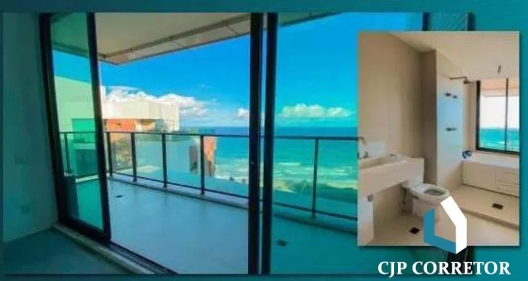 Imagem Apartamento com 4 suítes, vista mar.