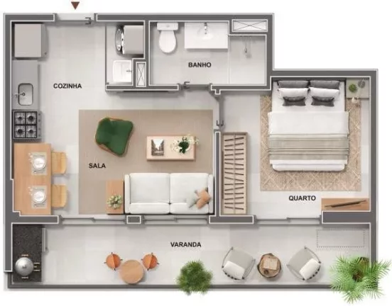 Imagem Cores de Fátima - Apartamento à venda no bairro Centro - Rio de Janeiro/RJ