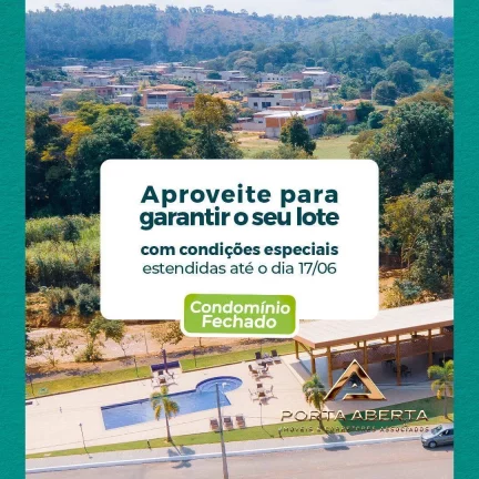Imagem Lote em Condomínio fechado a partir de 600 m2 - Jardim Entre Rios - COD 676