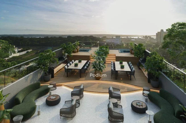 Imagem Apartamento com varanda/sacada pé na areia na praia de Areia Dourada / Cabedelo. -AP1584