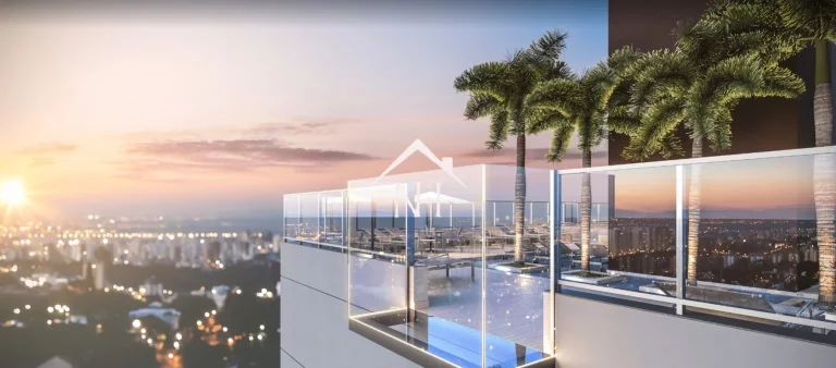 Imagem apartamento de 131m com 3 Suítes, Hall Privativo,2 Vagas, Terraço Gourmet, Academia, Churrasqueira, Brinquedoteca,Deck, Piscina,Solarium, Spa, Lareira