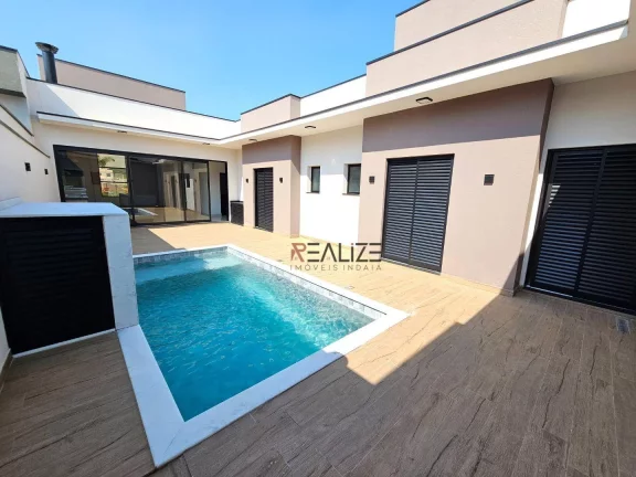Imagem Casa térrea com 3 suítes e escritório à venda, 205 m² por R$ 1.600.000 - Condomínio Residencial Evidências - Indaiatuba/SP