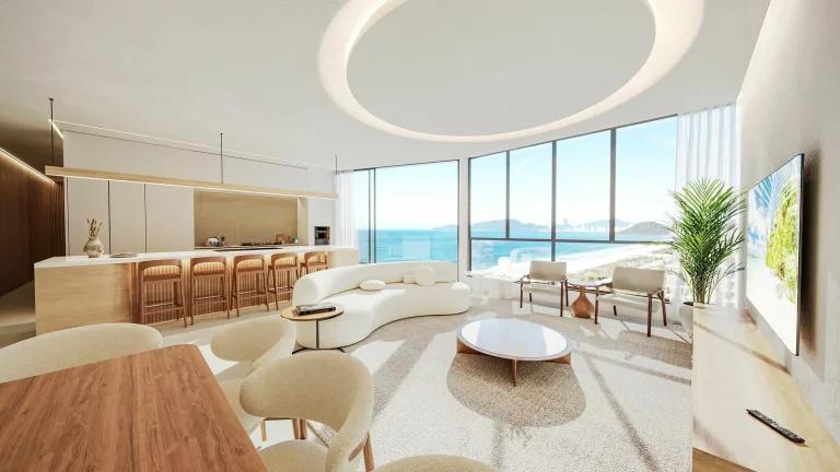 Imagem Apartamento com 3 dormitórios à venda sendo 3 suítes, 189.67 m² por - R$ 10.787.000,00 - Praia Brava - Itajaí/SC