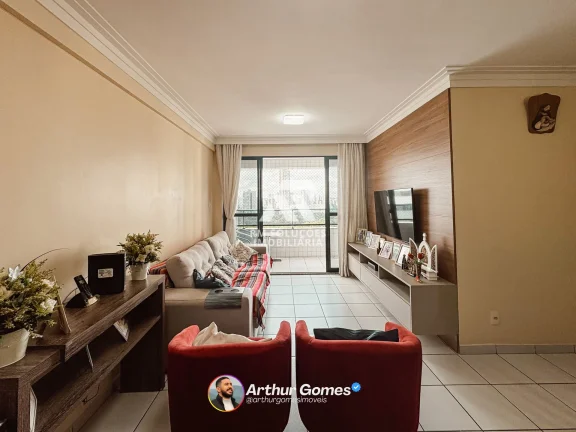 Imagem Apartamento à Venda na Torre – 3 Quartos, 88 m², Andar Alto e 2 Vagas | Edf. Alfredo Farias