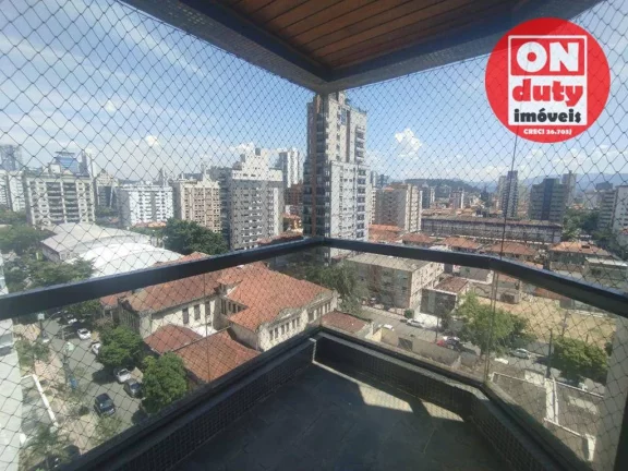 Imagem Apartamento, 196 m² - venda por R$ 1.200.000,00 ou aluguel por R$ 6.000,00/mês - Boqueirão - Santos/SP
