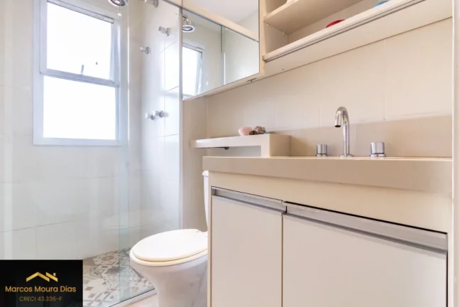 Imagem Apartamento na Vila Leopoldina com 63M², 02 Dormitórios ( 1 Suíte) com Armários, 2 Vagas de Garagem, Depósito e Lazer (Piscina, Academia ..)