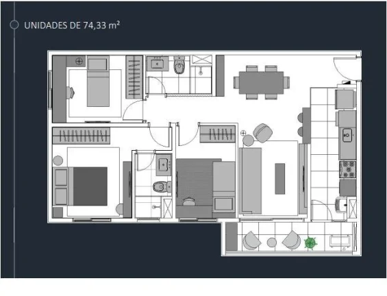 Imagem Apartamento para Venda em São Bernardo do Campo, Planalto, 2 dormitórios, 1 suíte, 1 banheiro, 1 vaga