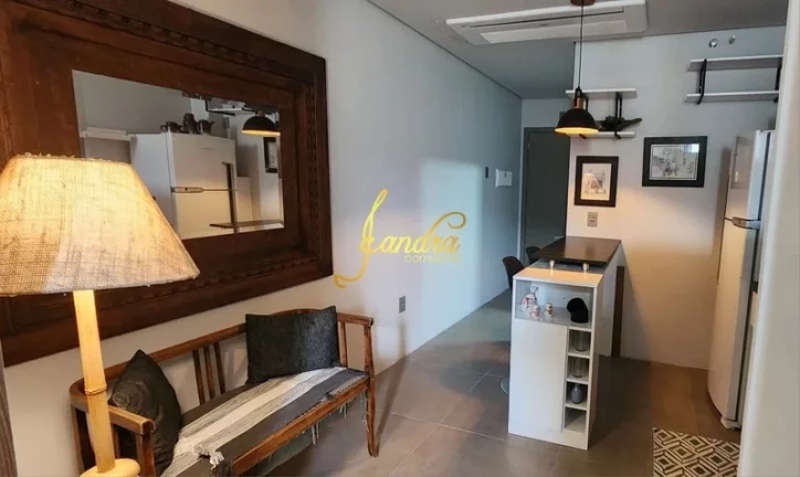 Imagem Apartamento loft(JK) com box e infra Mobiliado e decorado
