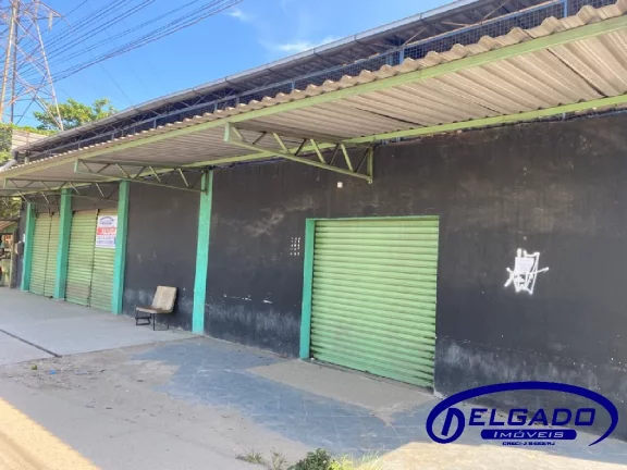 Imagem DELGADO aluga GALPÃO com 300m2 Coberto e mais 350m2 de terreno (area descoberta) de frente Rod. Gov. Mario Covas ( BR 101) (passarela), Itaborai-RJ.
