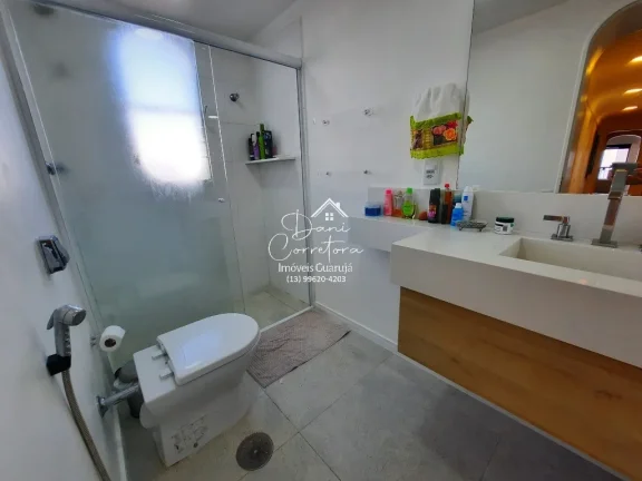Imagem Apartamento à venda em Guarujá-SP, Pitangueiras: 3 quartos, 1 suíte, 2 salas, 3 banheiros, 2 vagas de garagem, 171m².
