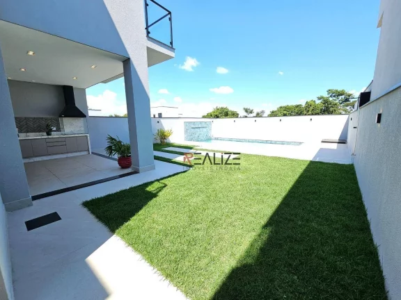 Imagem Sobrado com ampla piscina e quintal à Venda no Condomínio Evidência – Indaiatuba/SP | R$1.970.000