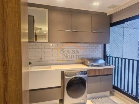 Imagem Apartamento no Tatuapé com 98 m², 2 dormitórios, sendo 2 suítes, 3 banheiros, varanda, cozinha a...