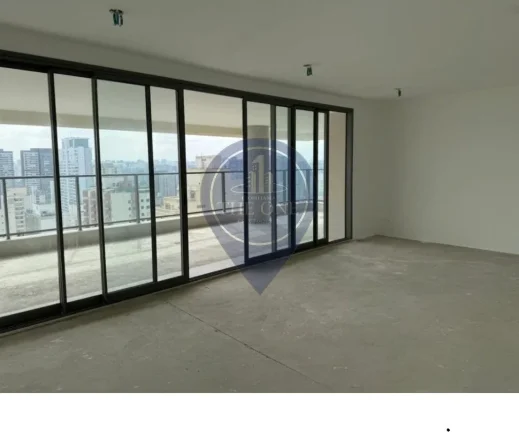 Imagem Impecável apartamento de 4 quartos e 3 suítes no Brooklin Paulista, São Paulo - SP com 205m² e 3 vagas de garagem