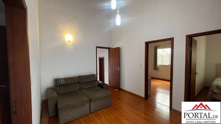 Imagem Casa nova para locação em rua planta de transito local e vista para Mata do Jambreiro.