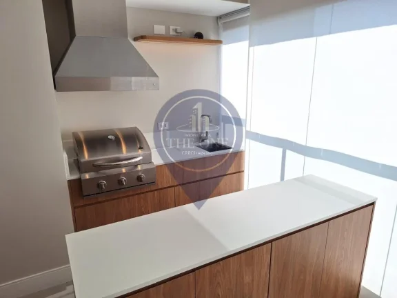 Imagem Apartamento de alto padrão à venda no Brooklin Novo, São Paulo-SP: 3 quartos, 3 suítes, 2 salas, 4 banheiros, 2 vagas.