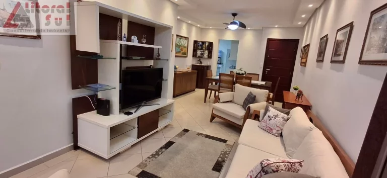 Imagem Apartamento à venda em Praia Grande-SP, Tupi: 3 quartos, 1 suíte, 1 sala, 3 banheiros, 2 vagas, 130m². Confira já!
