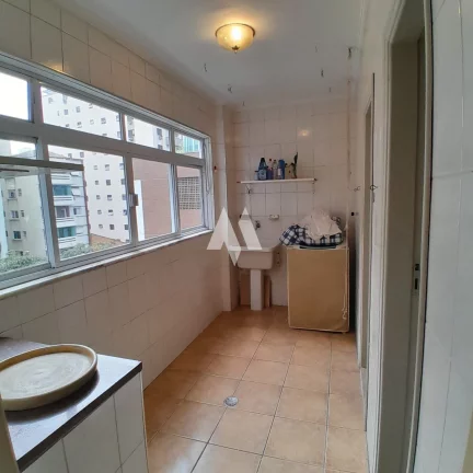 Imagem Apartamento quadra da praia - Bairro Pompéia -02 Quartos - 02 Banheiros