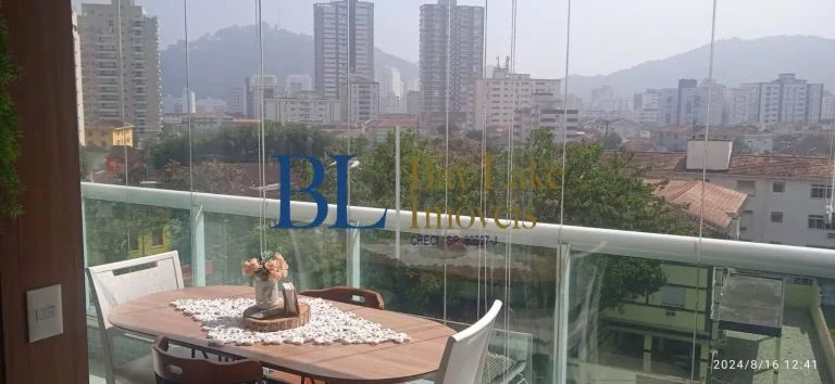 Imagem Apartamento À Venda Com 74M² - Varanda Gourmet Em Santos!!Privilège Gonzaga