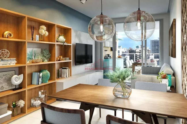 Imagem Apartamento com 4 dormitórios à venda, 114 m² por R$ 1.738.765,30 - Praia da Costa - Vila Velha/ES