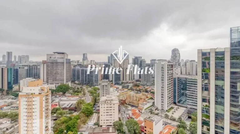 Imagem Flat disponível para locação no Cyrela by Pininfarina no Itaim Bibi, com 49m², 1 dormitório e 1 vaga