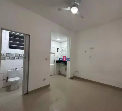 Imagem Kitnet com 1 dormitório à venda, 27 m² por R$ 245.000 - Embaré - Santos/SP