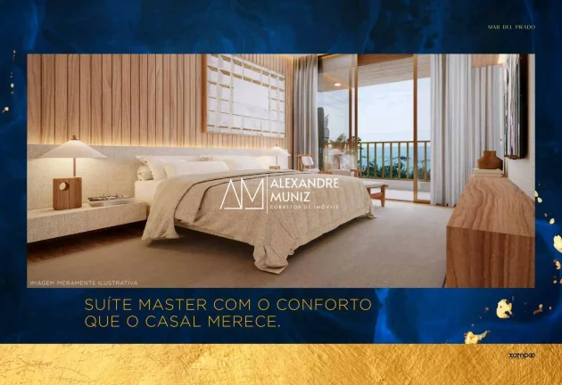 Imagem Mar Del Prado, apartamentos de luxo na Beira Mar de Fortaleza-CE. 4 suítes.