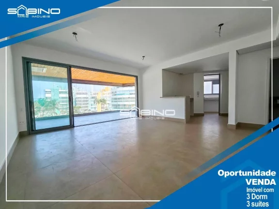 Imagem Apartamento Pé na Areia à Venda Edifício Gávea na Riviera, com 3 dormitórios 3 suítes 143m² de área útil