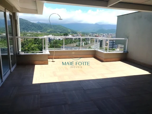 Imagem LINDA E AMPLA COBERTURA DUPLEX COM DESLUMBRANTE VISTA DEFINITIVA PARA A SERRA E MAR!!