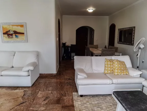 Imagem Apartamento com 3 dormitórios à venda, 130 m² por R$ 590.000,00 - Enseada - Guarujá/SP