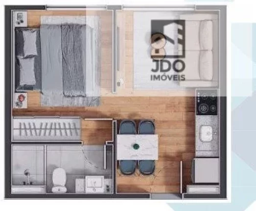 Imagem Studio a Venda no bairro Portão - Curitiba, PR