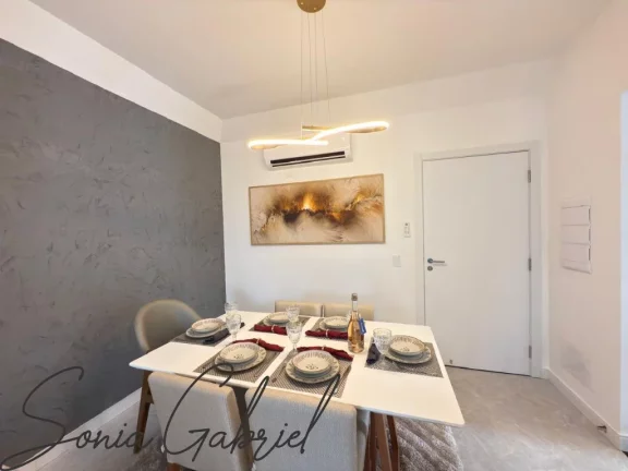 Imagem Apartamento à venda em Vinhedo-SP: 1 quarto, 2 salas, 1 banheiro no Residencial Gran Paradiso - 48,21m² de área. Imagem Apartamento à venda em Vinhedo-SP: 1 quarto, 2 salas, 1 banheiro no Residencial Gran Paradiso - 48,21m² de área.