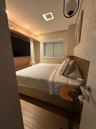 Imagem Apartamento no condomínio Happy Patriani, localizado na Vila Industrial em Campinas. 75m² com 2 su...