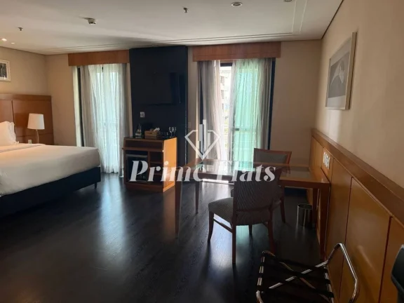 Imagem Flat disponível para venda no Meliá Jardim Europa no Itaim Bibi, com 35m², 1 dormitório e 1 vaga de garagem