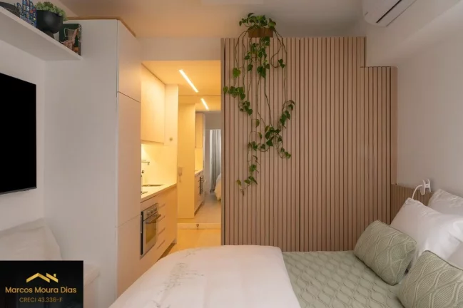 Imagem Apartamento Studio à venda com móveis planejados, Portaria 24hs, Centro, São Paulo, SP