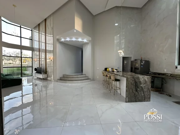 Imagem Casa Linear com 4 Suítes e Amplo Quintal no Condomínio Riviera Park