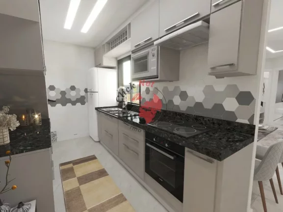 Imagem Cobertura em construção entrega dez 2024, Predio 2 andares c elevador , 2 dorms c suite , quintal e churrasq ,1 vaga bairro Centro, Santo André