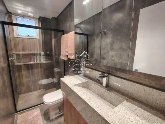 Imagem Imperdível apartamento à venda em Guarujá-SP, Pitangueiras: 3 quartos, 1 suíte, 2 salas, 3 banheiros, 1 vaga, 130m².