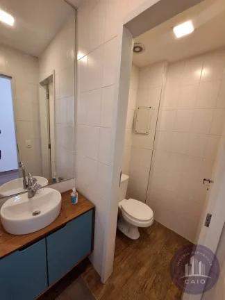 Imagem Sala mobiliada 42m² para aluguel por R$ 3.290,00/mês - Alphaville/SP