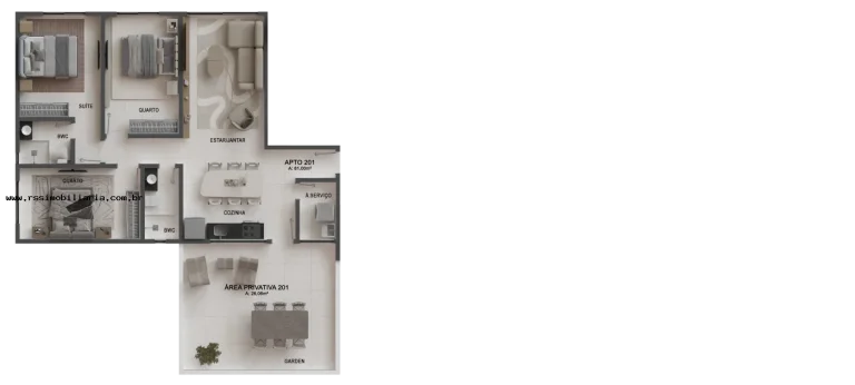 Imagem Apartamento à venda Altiplano em João Pessoa/PB, 2 Quartos