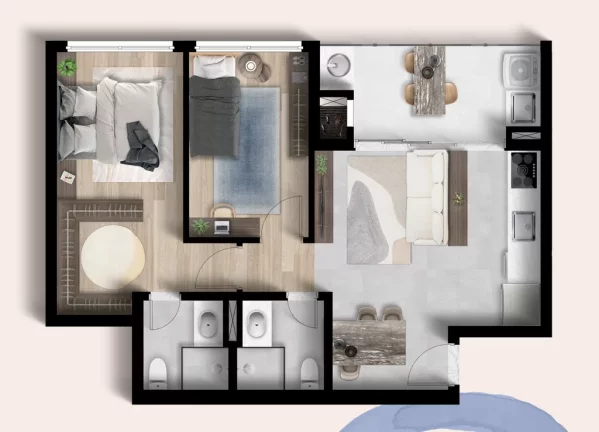 Imagem Mozine Wellness Design - Apartamento à venda no bairro Juvevê - Curitiba/PR