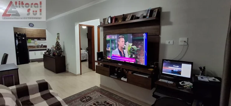 Imagem Imperdível oportunidade: Apartamento à venda em Praia Grande-SP, bairro Ocian, 2 quartos, 1 suíte, 2 salas, 2 banheiros, 1 vaga.