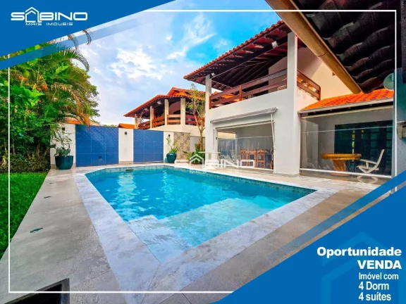 Imagem Casa à venda, com 4 dormitórios 4 suítes 294m² 4 vagas - Riviera de São Lourenço - Bertioga SP